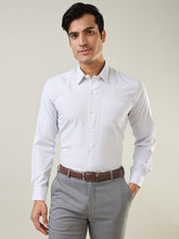 Navy Checkered Formal Shirt